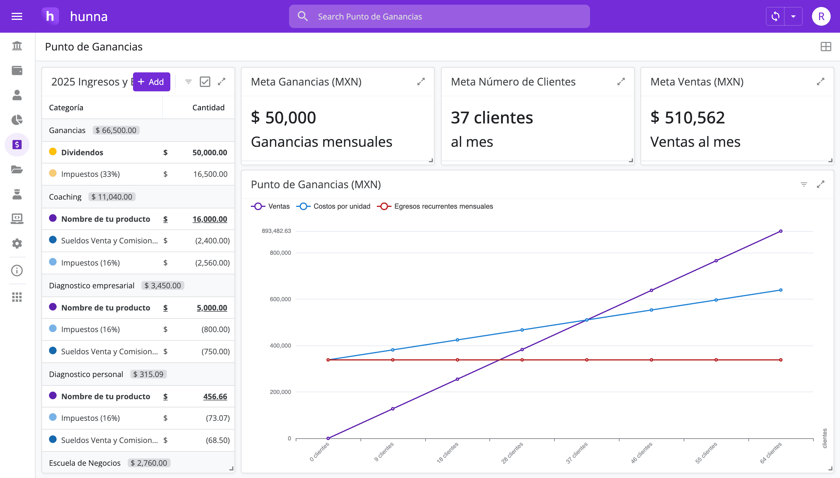 Hunna v0.1 product update